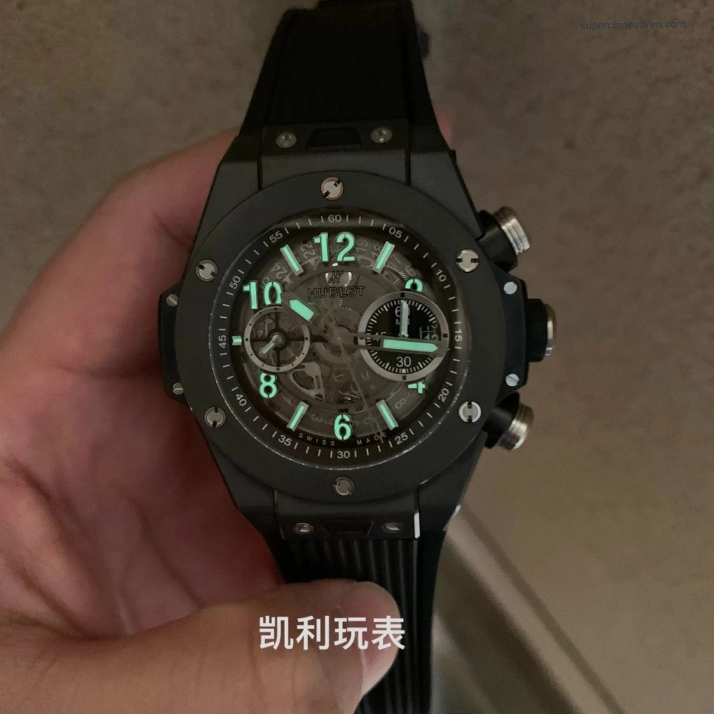 Premium Replica Uhr Hublot Big Bang 421.CI.1170.RX Skelett-Zifferblatt Keramik 42 mm