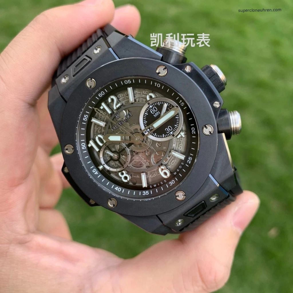 Premium Replica Uhr Hublot Big Bang 421.CI.1170.RX Skelett-Zifferblatt Keramik 42 mm