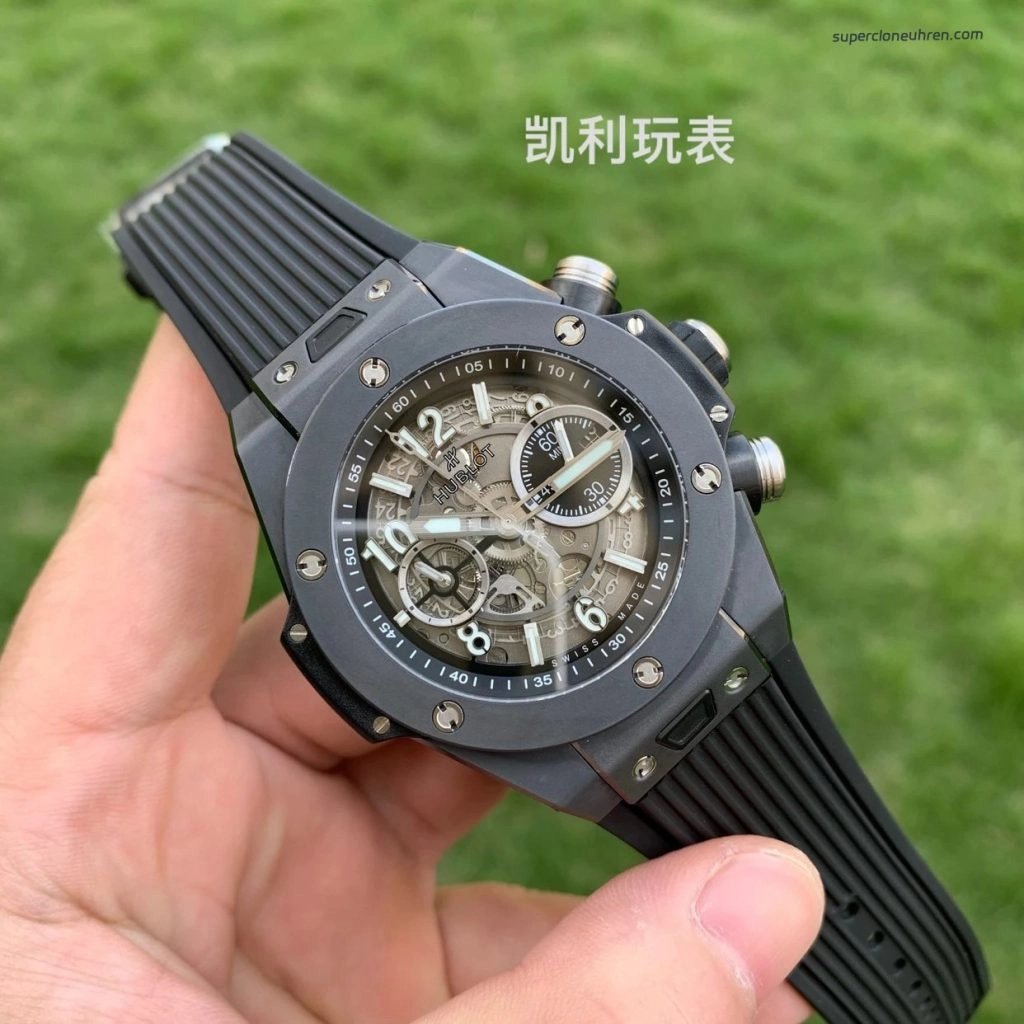 Premium Replica Uhr Hublot Big Bang 421.CI.1170.RX Skelett-Zifferblatt Keramik 42 mm