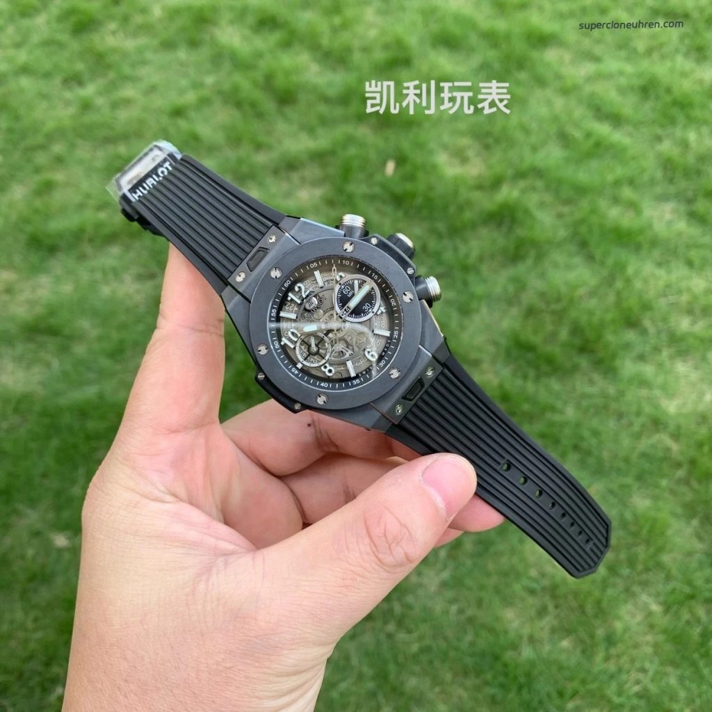Premium Replica Uhr Hublot Big Bang 421.CI.1170.RX Skelett-Zifferblatt Keramik 42 mm