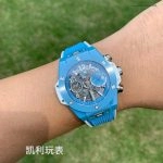 1:1 Super Clone Uhr Hublot Big Bang Unico 441.EX.5120.RX Skelett-Zifferblatt Keramikgehäuse 42 mm