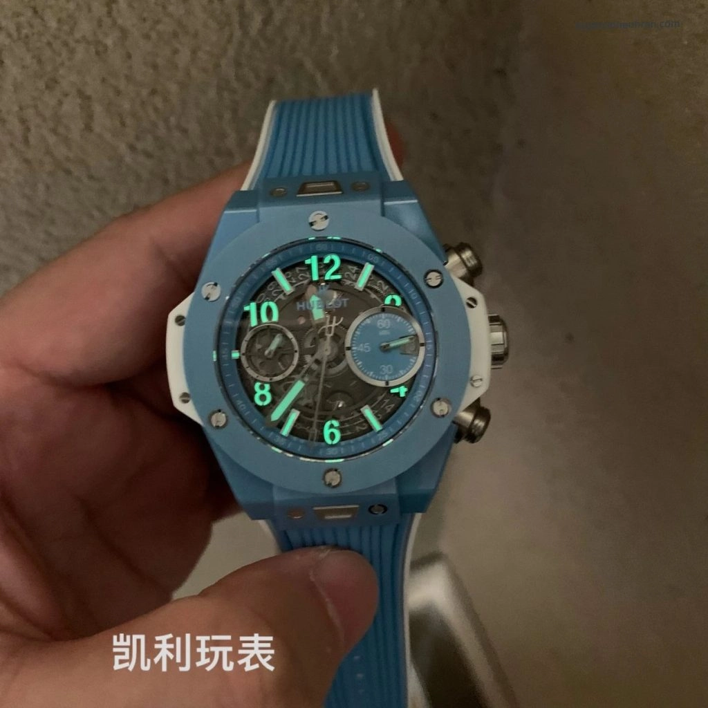 1:1 Super Clone Uhr Hublot Big Bang Unico 441.EX.5120.RX Skelett-Zifferblatt Keramikgehäuse 42 mm
