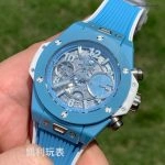 1:1 Super Clone Uhr Hublot Big Bang Unico 441.EX.5120.RX Skelett-Zifferblatt Keramikgehäuse 42 mm