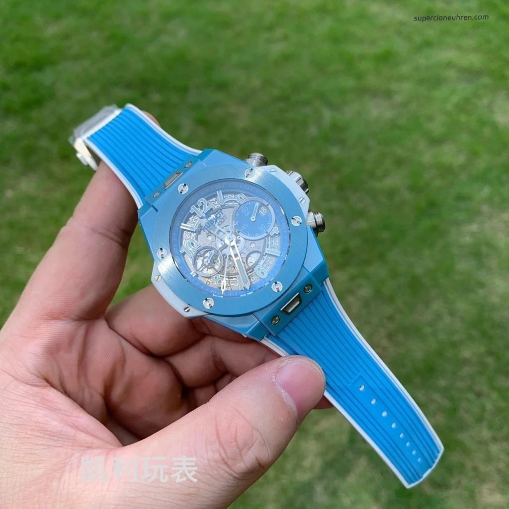 1:1 Super Clone Uhr Hublot Big Bang Unico 441.EX.5120.RX Skelett-Zifferblatt Keramikgehäuse 42 mm