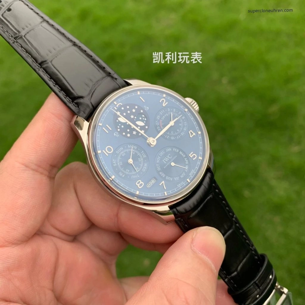 Premium Replica Uhr IWC Portugieser IW503401 blaues Zifferblatt 44,2 mm