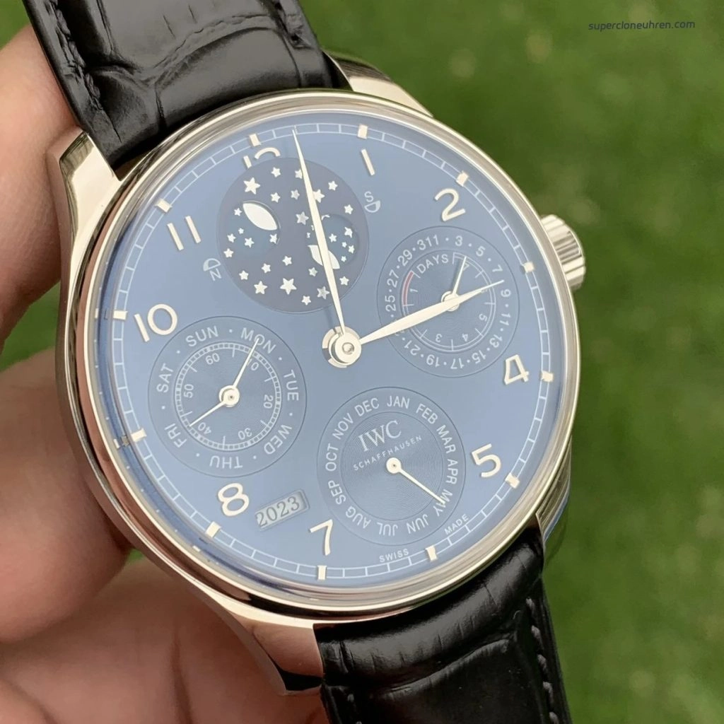 Premium Replica Uhr IWC Portugieser IW503401 blaues Zifferblatt 44,2 mm
