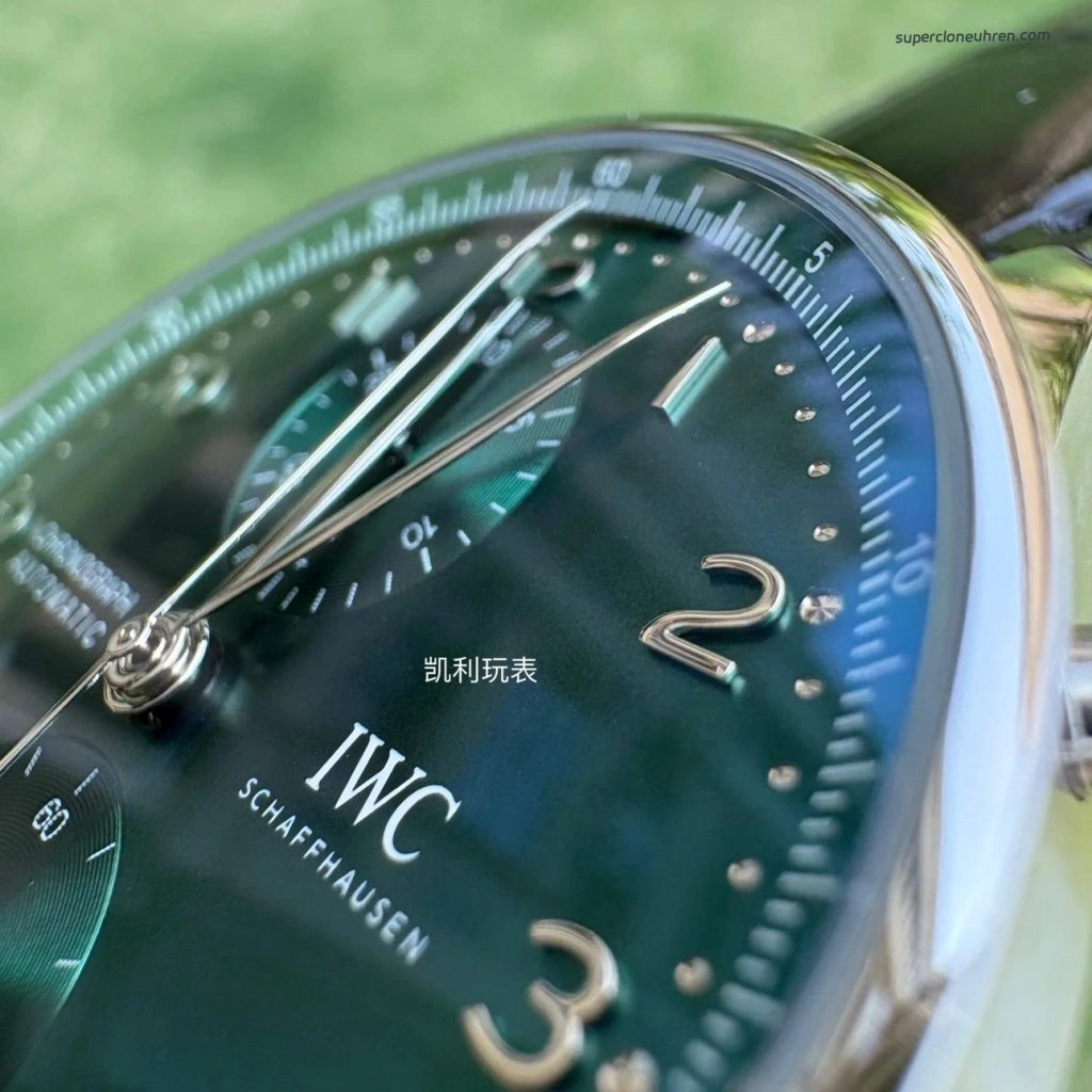 Premium Replica Uhr IWC Portugieser IW371615 grünes Zifferblatt 41mm