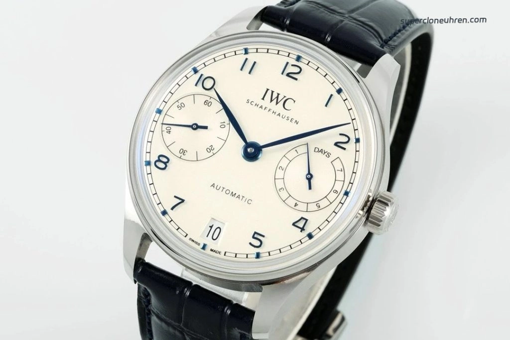 Premium Replica Uhr IWC Portugieser IW501702 mit blauen Zeigern 44mm