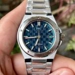 Premium Replica Uhr IWC Ingenieur IW328903 mit grünem Zifferblatt 40 mm