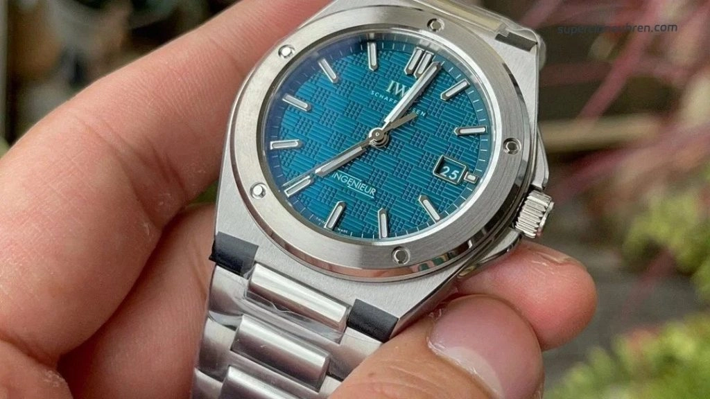 Premium Replica Uhr IWC Ingenieur IW328903 mit grünem Zifferblatt 40 mm