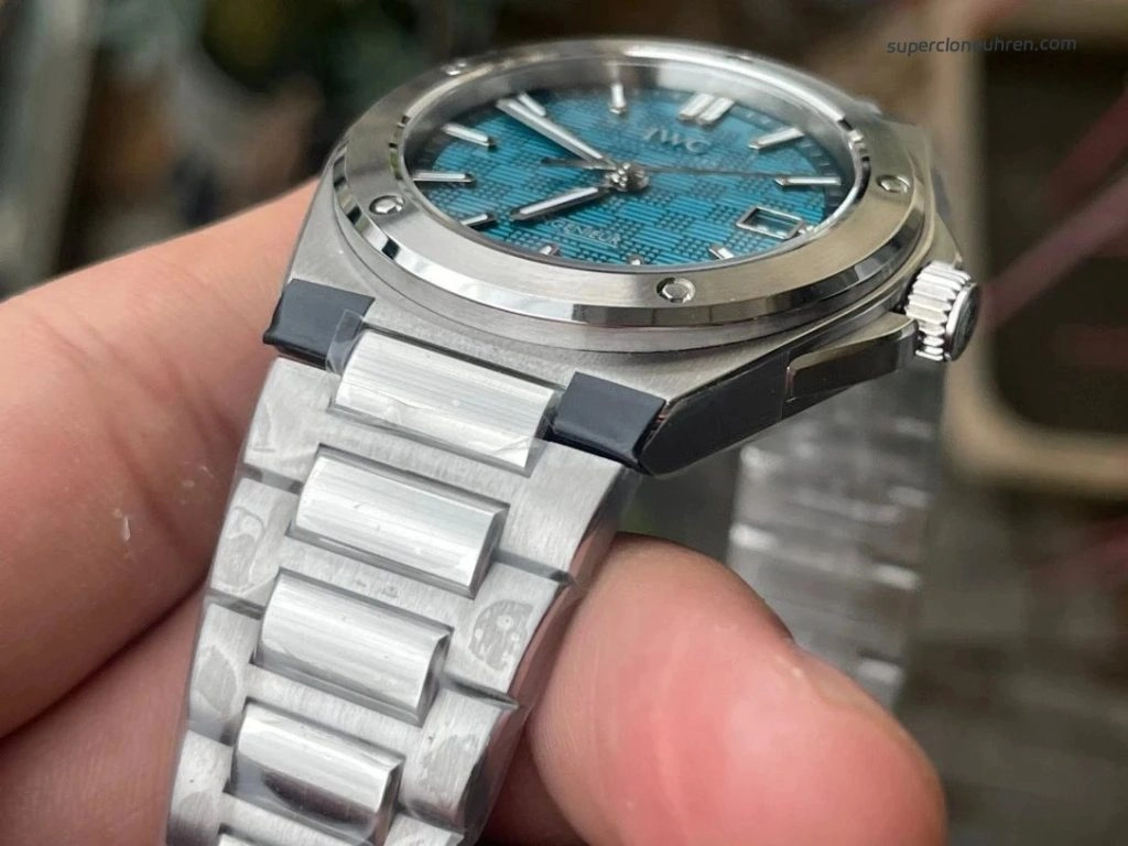 Premium Replica Uhr IWC Ingenieur IW328903 mit grünem Zifferblatt 40 mm