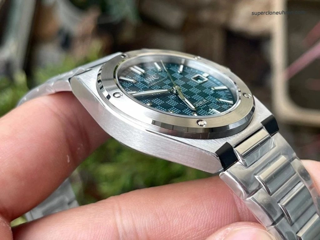 Premium Replica Uhr IWC Ingenieur IW328903 mit grünem Zifferblatt 40 mm