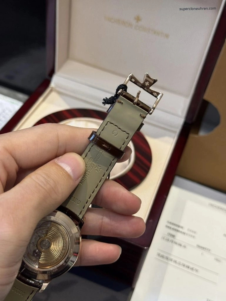 Premium Replica Uhr Vacheron Constantin Patrimony 85180-000r-9248 mit roségoldfarbenem Zifferblatt 40mm