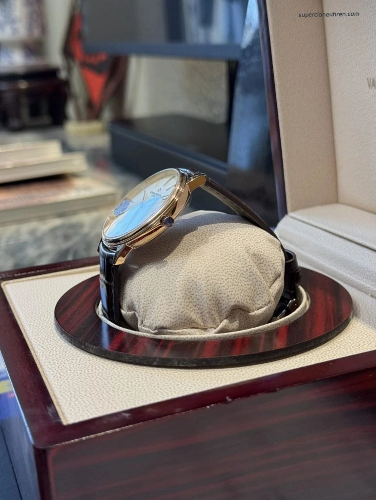 Premium Replica Uhr Vacheron Constantin Patrimony 85180-000r-9248 mit roségoldfarbenem Zifferblatt 40mm