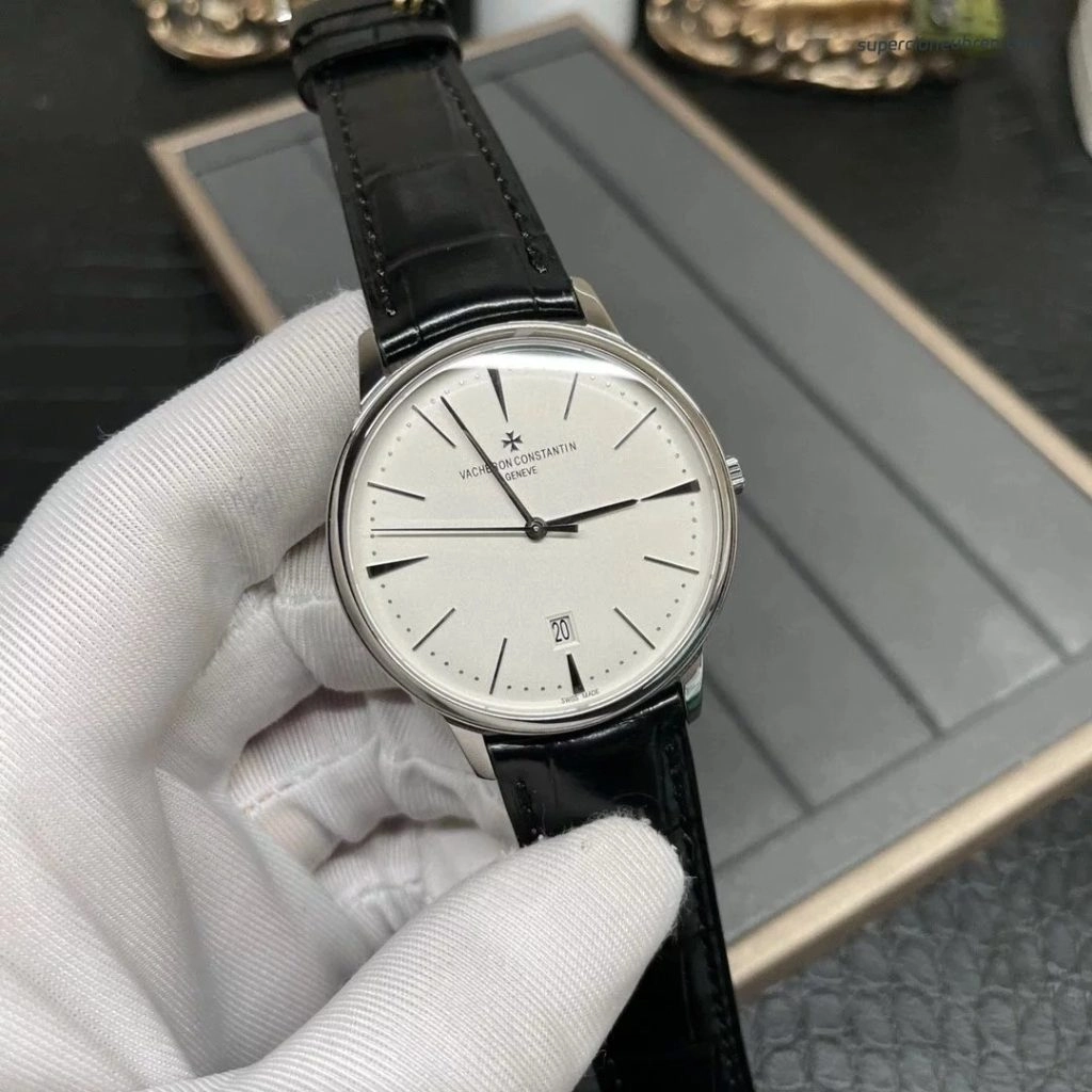 1:1 Super Clone Uhr Vacheron Constantin Patrimony 85180/000G-9230 ultraflaches Dresswatch-Design 40mm