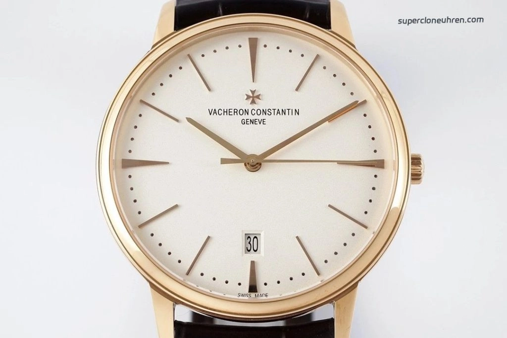 1:1 Super Clone Uhr Vacheron Constantin Patrimony 85180/000G-9230 ultraflaches Dresswatch-Design 40mm