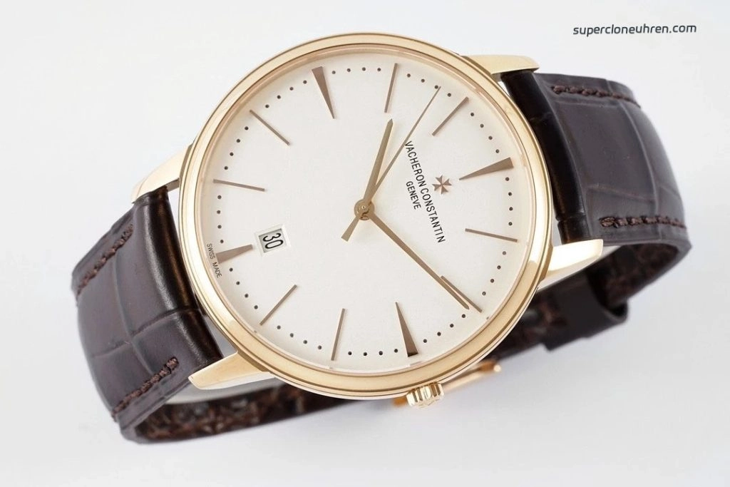 1:1 Super Clone Uhr Vacheron Constantin Patrimony 85180/000G-9230 ultraflaches Dresswatch-Design 40mm