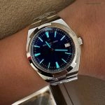 1:1 Super Clone Uhr Vacheron Constantin Overseas 4500V/110A-B128 blaues Zifferblatt Edelstahl 41 mm