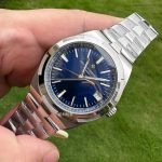 1:1 Super Clone Uhr Vacheron Constantin Overseas 4500V/110A-B128 blaues Zifferblatt Edelstahl 41 mm