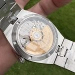 1:1 Super Clone Uhr Vacheron Constantin Overseas 4500V/110A-B128 blaues Zifferblatt Edelstahl 41 mm