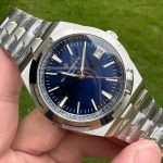 1:1 Super Clone Uhr Vacheron Constantin Overseas 4500V/110A-B128 blaues Zifferblatt Edelstahl 41 mm