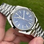 1:1 Super Clone Uhr Vacheron Constantin Overseas 4500V/110A-B128 blaues Zifferblatt Edelstahl 41 mm
