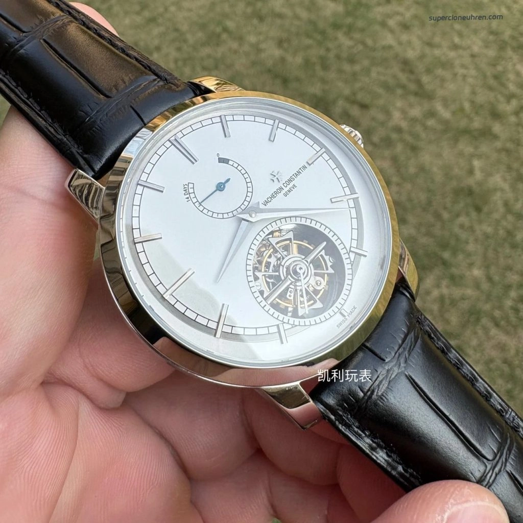 Premium Replica Uhr Vacheron Constantin Traditionnelle 89000/000P-9843 mit Tourbillon 42 mm