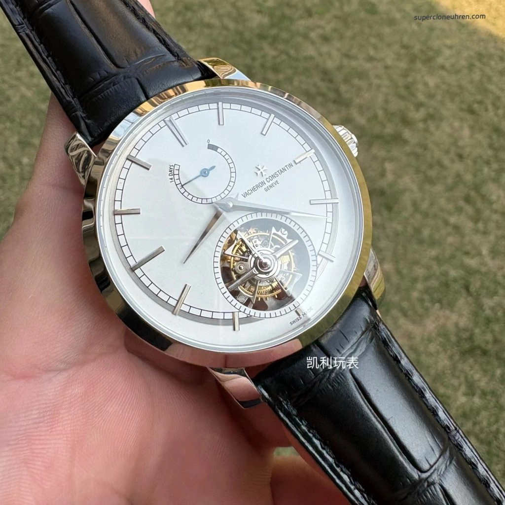 Premium Replica Uhr Vacheron Constantin Traditionnelle 89000/000P-9843 mit Tourbillon 42 mm