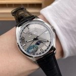 Premium Replica Uhr Vacheron Constantin Fiftysix 4000E/000A-B439 mit silbernem Zifferblatt 40mm