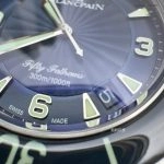 Premium Replica Uhr Blancpain Fifty Fathoms 5015D-1140-52B blaues Zifferblatt Edelstahl 45mm