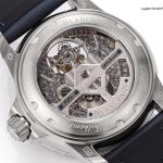 Premium Replica Uhr Blancpain Fifty Fathoms 5025-12B40-O52B mit blauem Zifferblatt 45mm