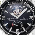 Super Clone Blancpain Fifty Fathoms 5025-1530-52A mit schwarzem Zifferblatt 45mm