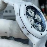 Super Clone Audemars Piguet Royal Oak Perpetual Calendar 26579CB.OO.1225CB.01 in weißer Keramik 41 mm