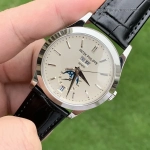 Premium Replica Uhr Patek Philippe Komplizierte Uhren 5396G-011 silbernes Gehaeuse 38,5 mm