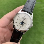 Premium Replica Uhr Patek Philippe Komplizierte Uhren 5396G-011 silbernes Gehaeuse 38,5 mm