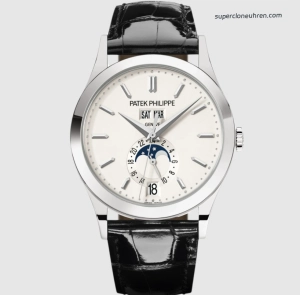 Premium Replica Uhr Patek Philippe Komplizierte Uhren 5396G-011 silbernes Gehaeuse 38,5 mm