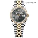Premium Replica Uhr Rolex Datejust m126283rbr-0021 Bicolor mit Diamantlünette 36mm