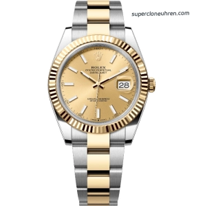 Premium Replica Uhr Rolex Datejust m126333-0009 Bicolor Edelstahl Gelbgold 41mm