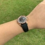 Premium Replica Uhr Rolex Yacht-Master 116695SATS Candy-Lünette Roségold 40mm