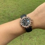Premium Replica Uhr Rolex Yacht-Master 116695SATS Candy-Lünette Roségold 40mm