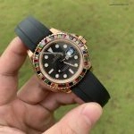 Premium Replica Uhr Rolex Yacht-Master 116695SATS Candy-Lünette Roségold 40mm