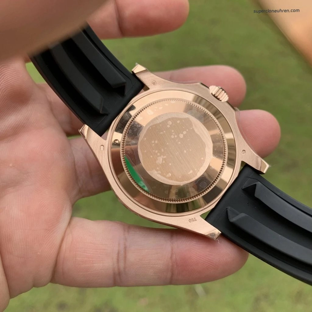 Premium Replica Uhr Rolex Yacht-Master 116695SATS Candy-Lünette Roségold 40mm