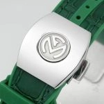 Super Clone Franck Muller Vanguard Yachting V45 gruenes Zifferblatt mit Diamantbesatz 44×54 mm