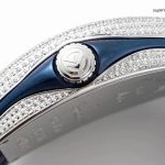 Premium Replica Uhr Franck Muller Vanguard Yachting V45 mit Diamantbesatz 45 mm