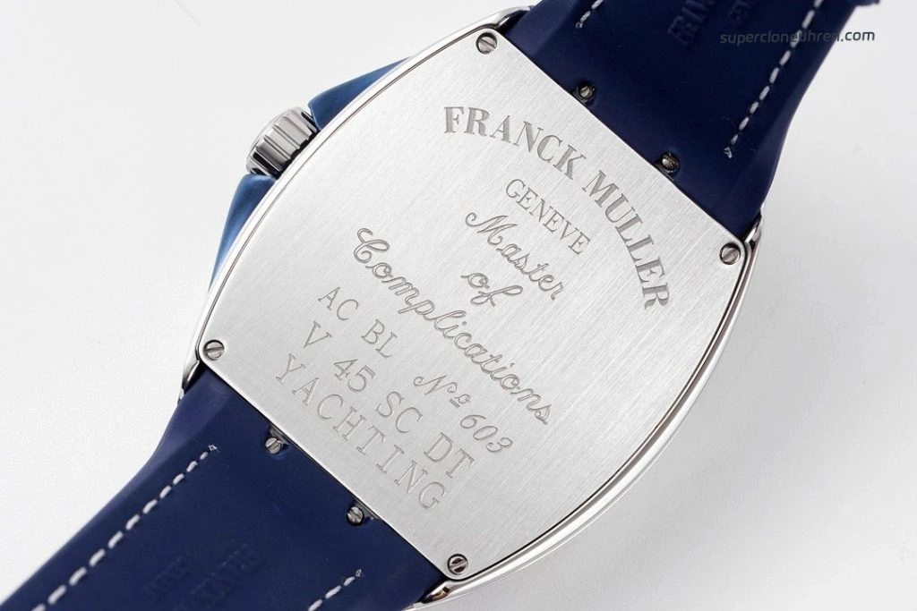 Premium Replica Uhr Franck Muller Vanguard Yachting V45 mit Diamantbesatz 45 mm