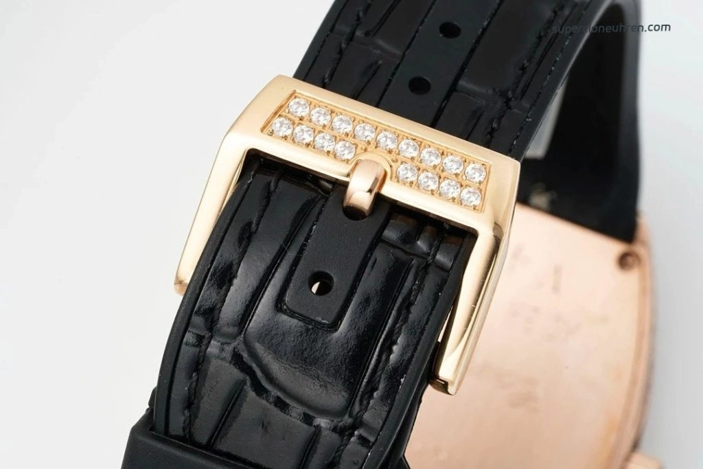 Super Clone Franck Muller Vanguard V45 Yacht Roségold Diamantbesatz 44×54 mm