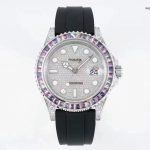 Premium Replica Uhr Rolex Yacht-Master M226679TBR mit Rainbow-Lünette und Diamantbesatz 42mm
