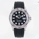 Premium Replica Uhr Rolex Yacht-Master M226679TBR mit Rainbow-Lünette und Diamantbesatz 42mm