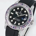 Premium Replica Uhr Rolex Yacht-Master M226679TBR mit Rainbow-Lünette und Diamantbesatz 42mm