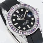 Premium Replica Uhr Rolex Yacht-Master M226679TBR mit Rainbow-Lünette und Diamantbesatz 42mm